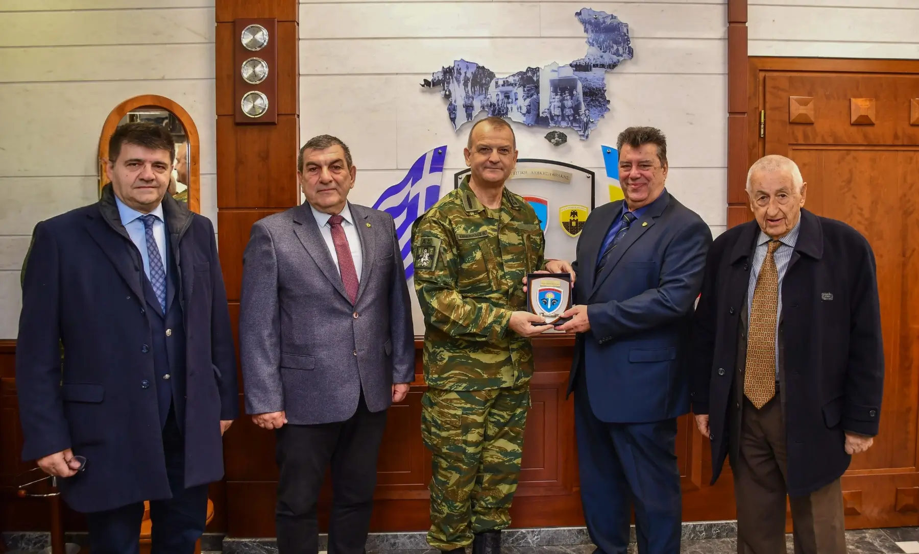 Eθιμοτυπική επίσκεψη ΕΑΑΣ ΞΑΝΘΗΣ στο Διοικητή της ΑΣΔΙΘ